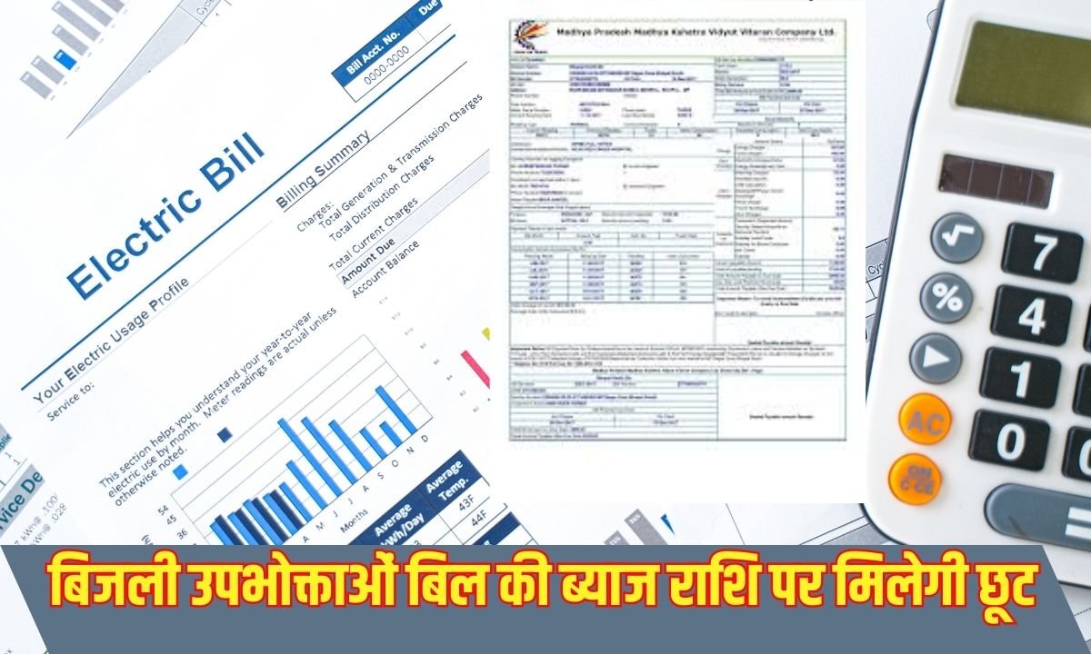 बिल की ब्याज राशि पर मिलेगी छूट