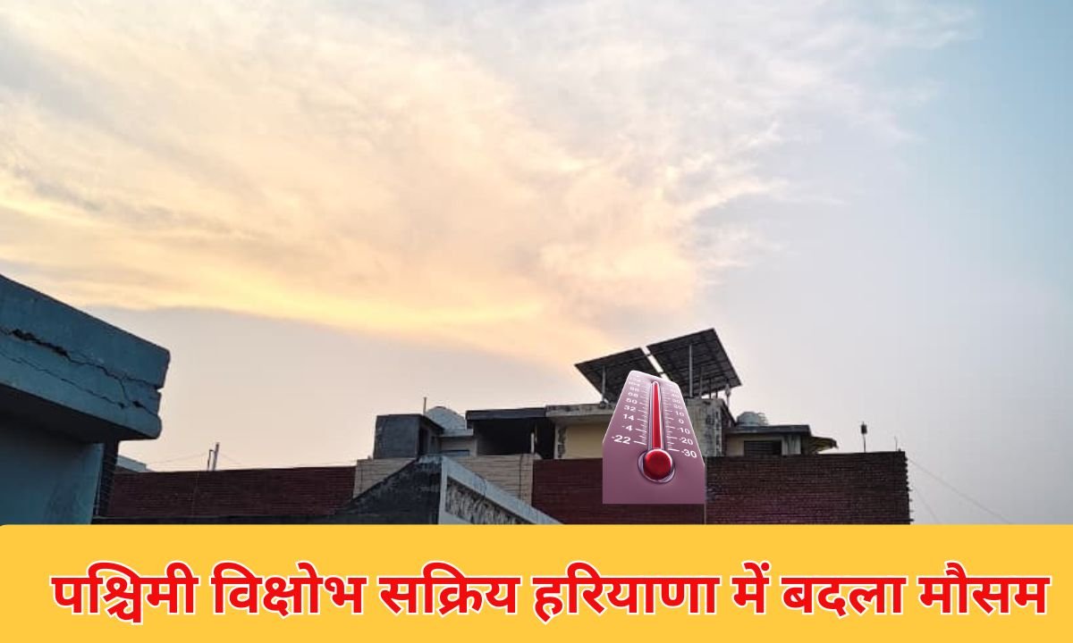 पश्चिमी विक्षोभ सक्रिय हरियाणा में बदला मौसम