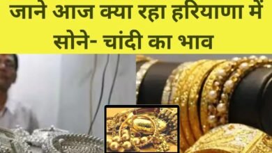 Sona Chandi ka bhav haryana gold silver price update