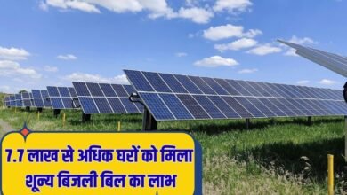 7.7 लाख से अधिक घरों को मिला शून्य बिजली बिल का लाभ
