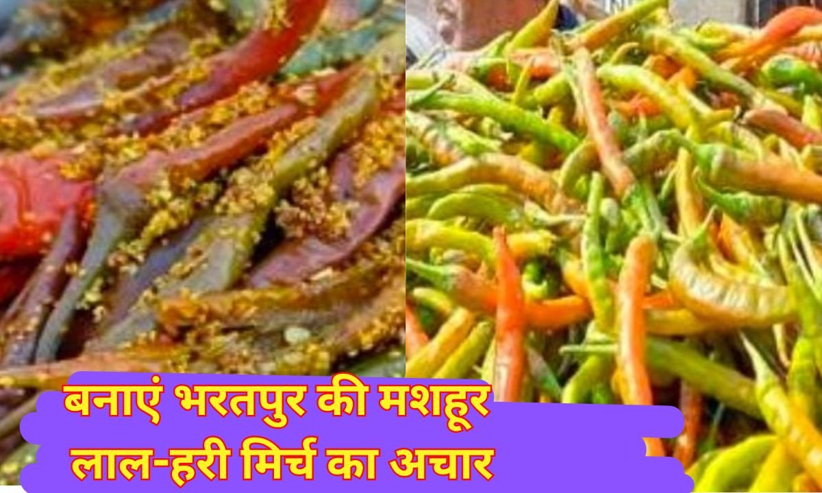 बनाएं भरतपुर की मशहूर लाल-हरी मिर्च का अचार (1)