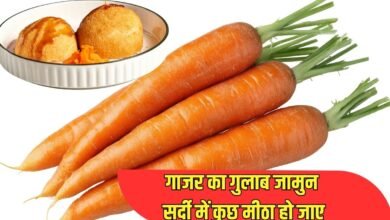 गाजर का गुलाब जामुन : सर्दी में कुछ मीठा हो जाए