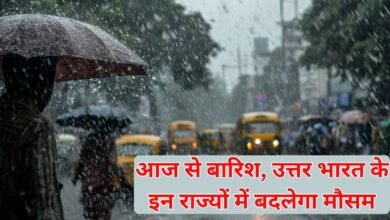 IMD Rain Forecast: Rain will start from today, weather will change in these states of North India