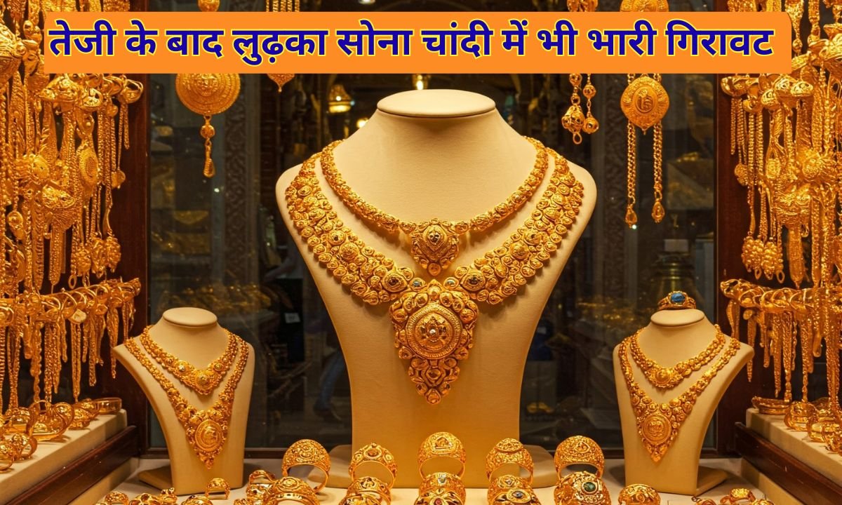 Gold Silver Price Fall: Gold falls after the rise, silver also sees a huge decline