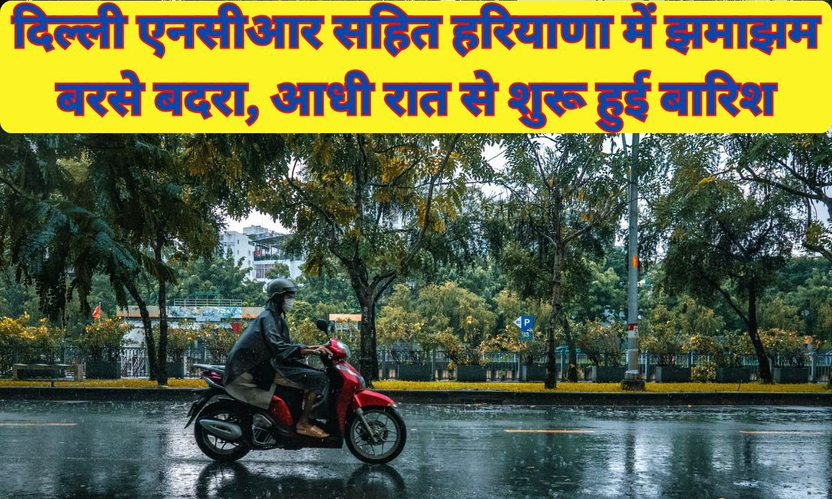 23 January Weather Update: Heavy rains lashed Delhi NCR and Haryana, with rain starting at midnight.