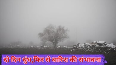 January 25 weather update: Fog for two days, possibility of rain again