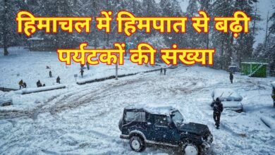 Shimla Snowfall: Snowfall in Himachal Pradesh increases tourist numbers, traffic jams in Manali, and crowds in Shimla.
