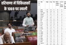 Medical situation in Haryana: 1069 posts of doctors are vacant in Haryana, information given in the assembly