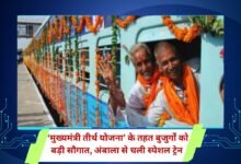 Railway news Special train for Chief Minister Teerth Yojana departs from Ambala