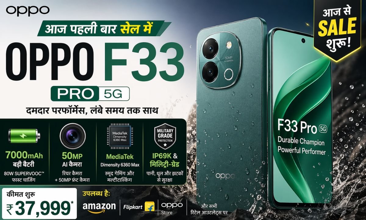 The first sale of OPPO 5G smartphone with 7000mAh battery starts today.