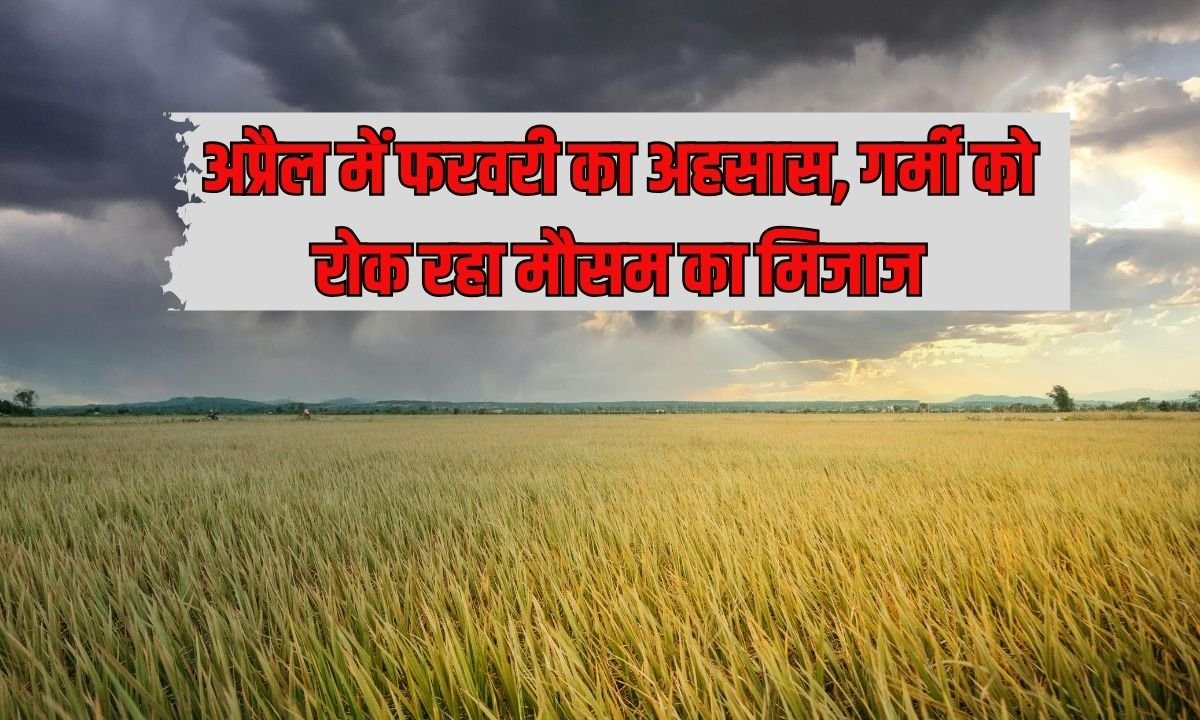 अप्रैल में फरवरी का अहसास, गर्मी को रोक रहा मौसम का मिजाज