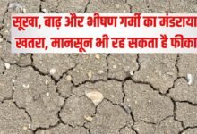 सूखा, बाढ़ और भीषण गर्मी का मंडराया खतरा, मानसून भी रह सकता है फीका