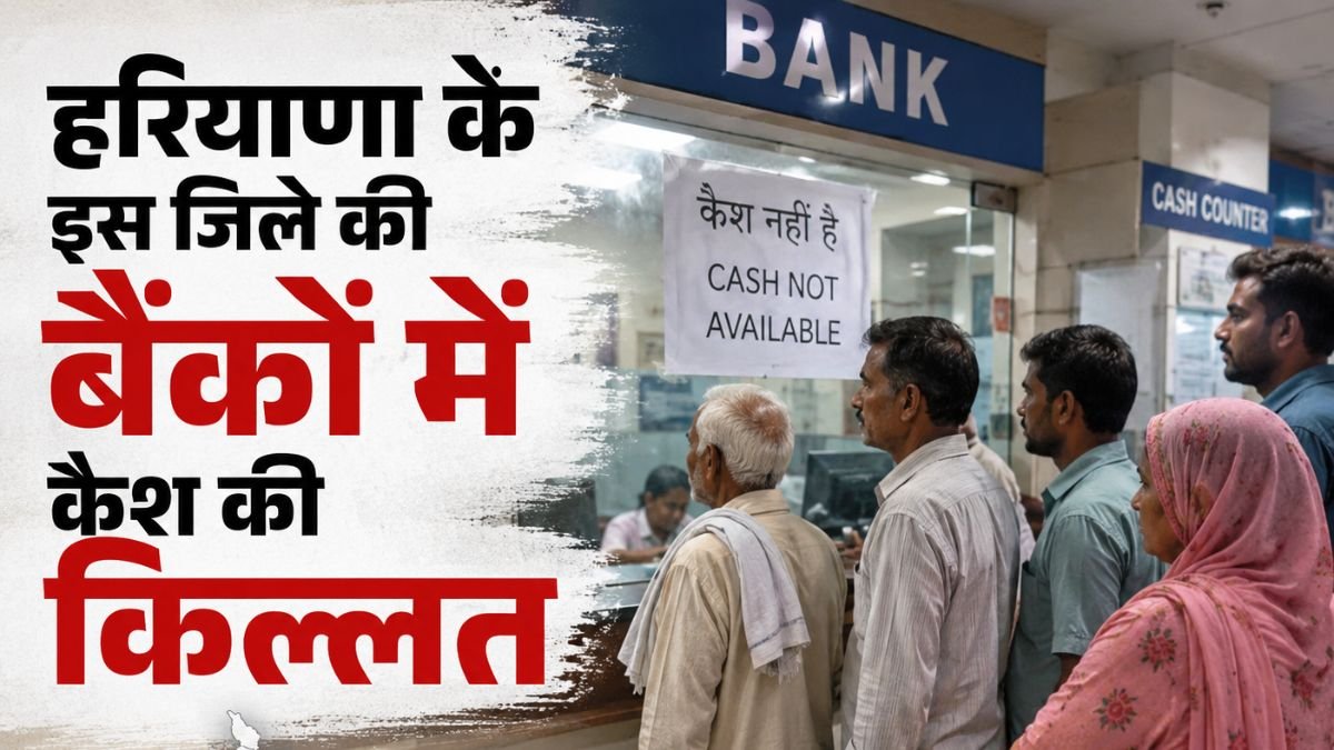 Haryana Bank Cash Shortage jind harvest season