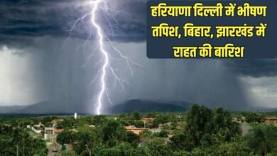 हरियाणा दिल्ली में भीषण तपिश, बिहार, झारखंड में राहत की बारिश