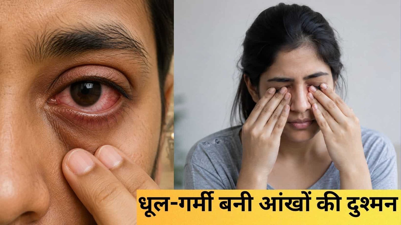 Health update Changing weather, dust, eye infection prevention measures