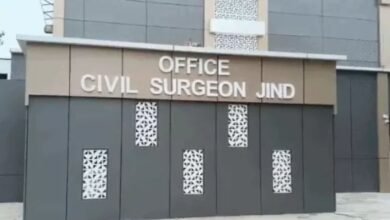 Jind News Health Department driver caught red-handed taking a bribe
