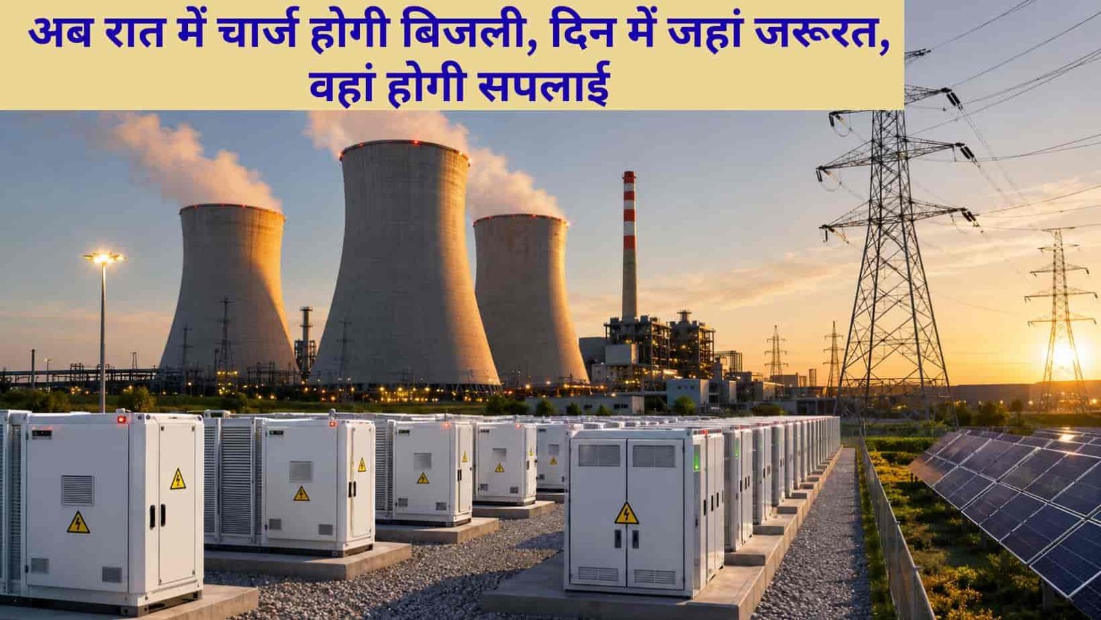 Power Bank city Haryana Electricity Bank Panipat, 500 MW energy storage