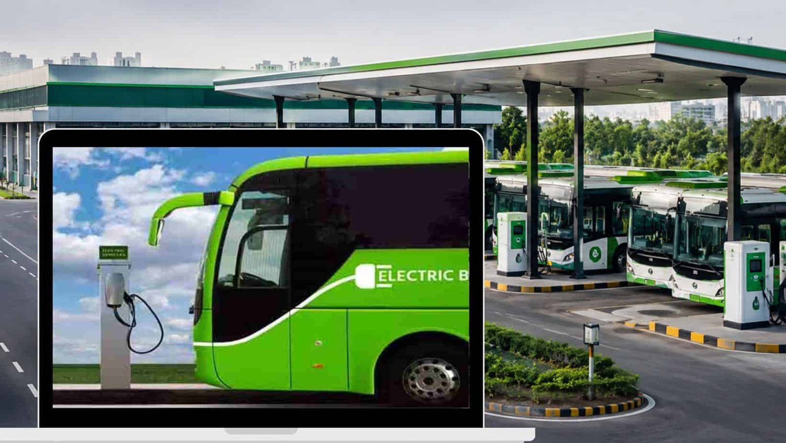 Rewari E Bus Depot E-bus revolution begins in this Haryana city