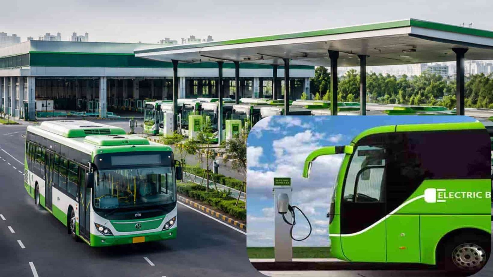 Rewari E Bus Depot E-bus revolution begins in this Haryana city