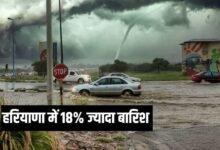 हरियाणा में 18% ज्यादा बारिश, फिर बन रहा बारिश का मौसम